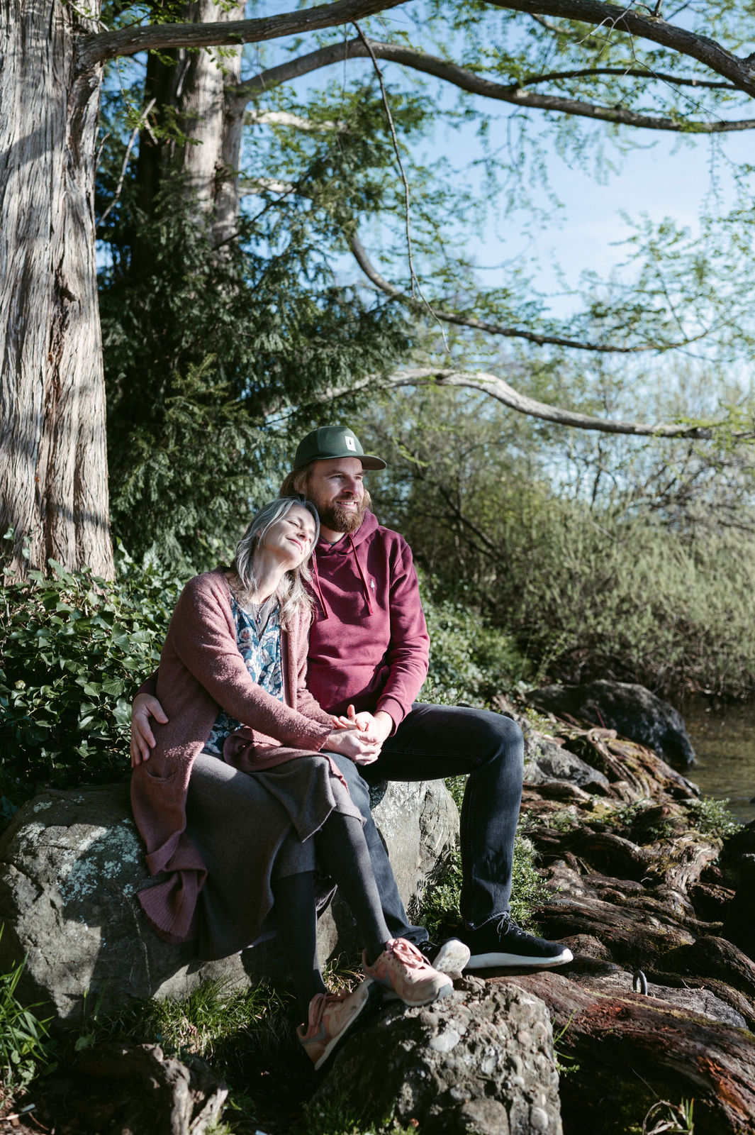 Barbara und Hanspeter in der Natur